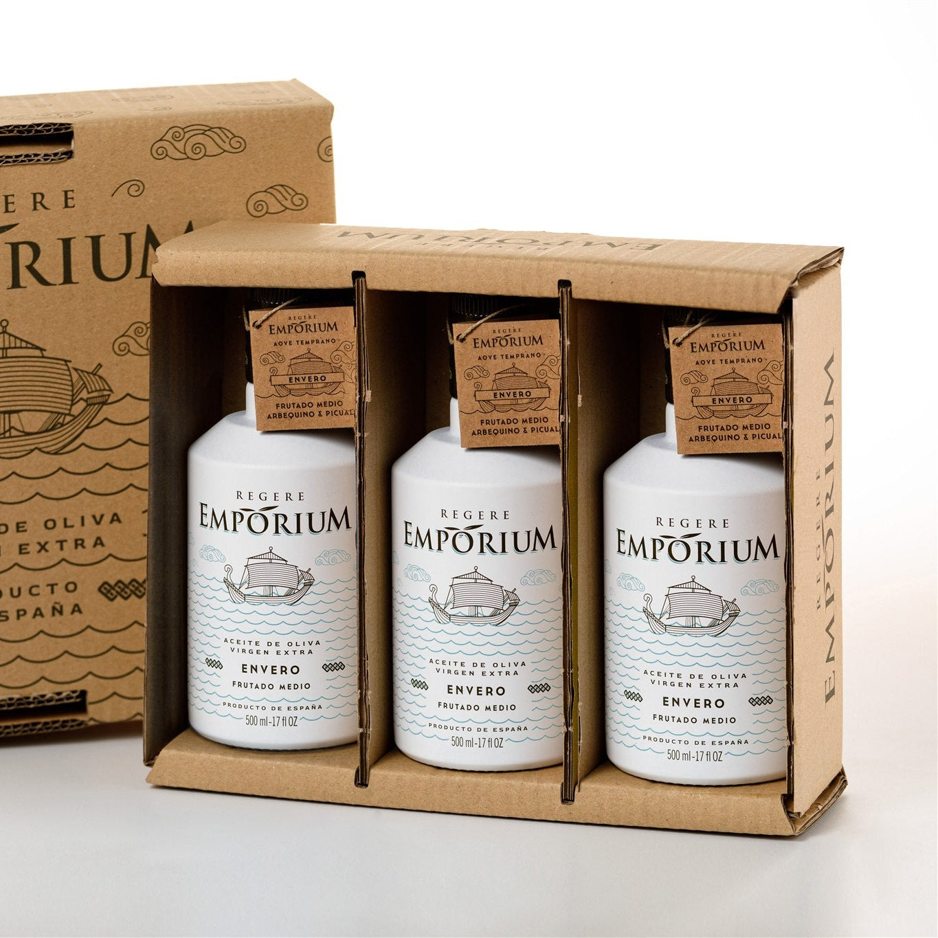 Emporium Envero x 3 botellas vidrio 500ml